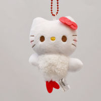 Sanrio Salmon Hello Kitty Plush Dolls Gift For Girls Bag Pendant Cute Stuffed Toys For Kids Keychain Dolls