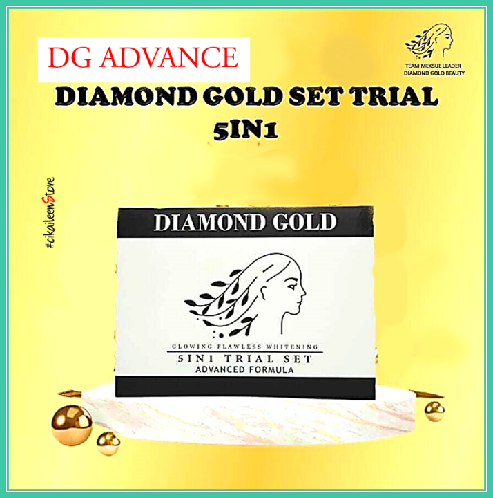 DIAMOND GOLD DG ADVANCE SKINCARE SET ORIGINAL - 5 IN 1 | Lazada