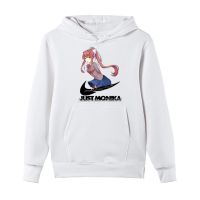 เพียง Monika Hoodies Doki Doki วรรณกรรมคลับผู้ชายทำ Anime Hoodie Hip Hop Jackets Sweatshirts