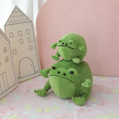 （HOT) สินค้าใหม่ข้ามพรมแดน ricky rain frog น่าเกลียดน่ารักกบตุ๊กตาตุ๊กตาการ์ตูนของเล่นเด็ก