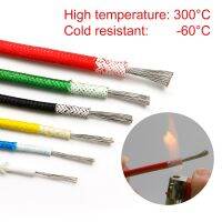 ทนความร้อนได้300 °C ใยแก้วถักซิลิโคนอุณหภูมิสูงสายไฟและสายเคเบิล0.3Mm 0.5Mm 0.75Mm 1.0Mm 1.5Mm 2.5Mm 4Mm 6Mm