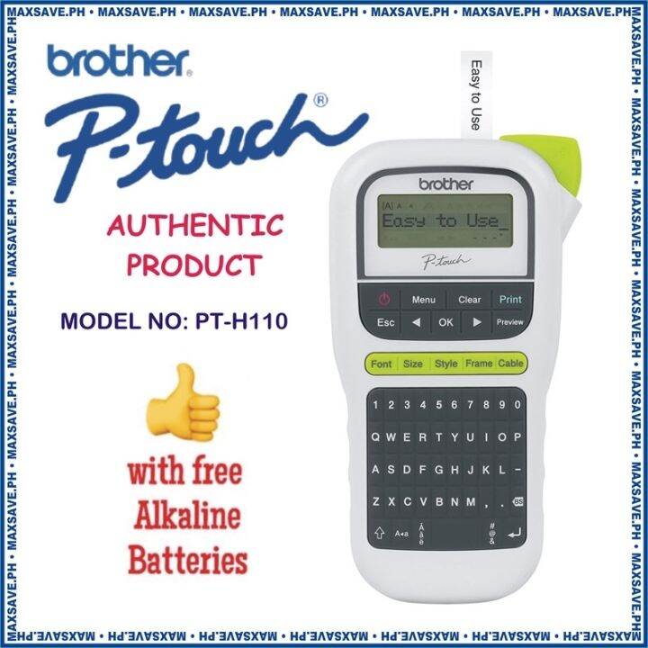 Brother PTouch PTH110 Label Maker Printer (1/2”) stationary school