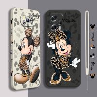 BGF Minnie Anime POCO M5 C40 M4 X4 X3 NFC F3 C3 5G Left Rope Cover Funda