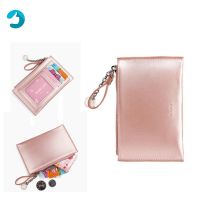 Candy Color Mini Charm Coin Purse Wallet Multipurpose Card Holder With Zipper