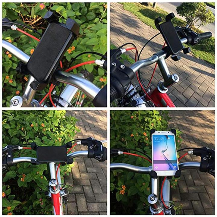 รถจักรยานยนต์โทรศัพท์เมาป้องกันการสั่นไหวและผู้ถือโทรศัพท์ที่มีเสถียรภาพที่วางโทรศัพท์จักรยานกับ360-หมุนวิศวกรรมจักรยานโทรศัพท์เมาสำหรับ-iphone-อุปกรณ์-android-ระหว่าง3-5ถึง7