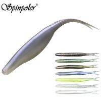 Spinpoler 10pcs/lot Jerk Bait Minnow Slightly split tail rigged 5inch 1/4oz Silicone Artificial Bait Swimbait baitfish Shad Lure