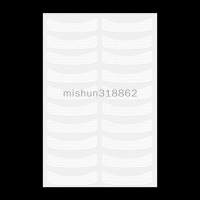 mishun318862 100 pcs White Eye eyelash EXTENSION ผ้าแผ่นสติกเกอร์แพทช์กาวเทป