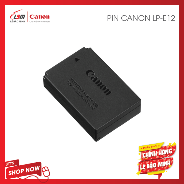 Pin Canon LP-E12 ( dành cho máy ảnh EOS M10 100D Rebel S1 M M2 M50 M100)