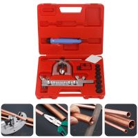 ✕✟ 1 Set Brake Line Flaring Tool Double Flaring Tool kit Tubing Tools with Case