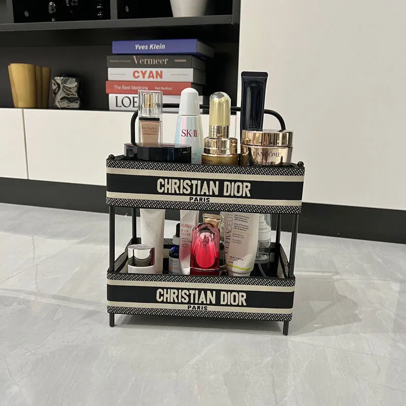 Light luxury cosmetics storage box Dust-proof skin care products