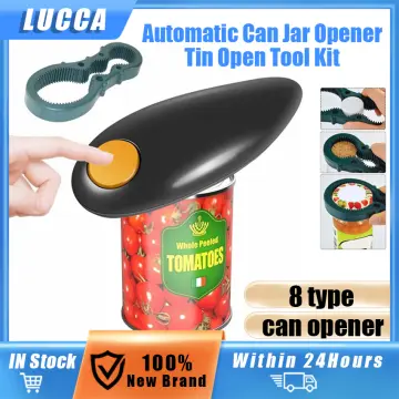 AUTOMATIC/ELECTRIC EASY TO USE ONE TOUCH JAR OPENER; HANDS FREE FOR SENIORS