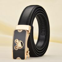 HOT14★Womens Belt Fashion Automatic Buckle Women Female Belt Leather Belts For Women Female Belt Fancy Vintage for Jeans