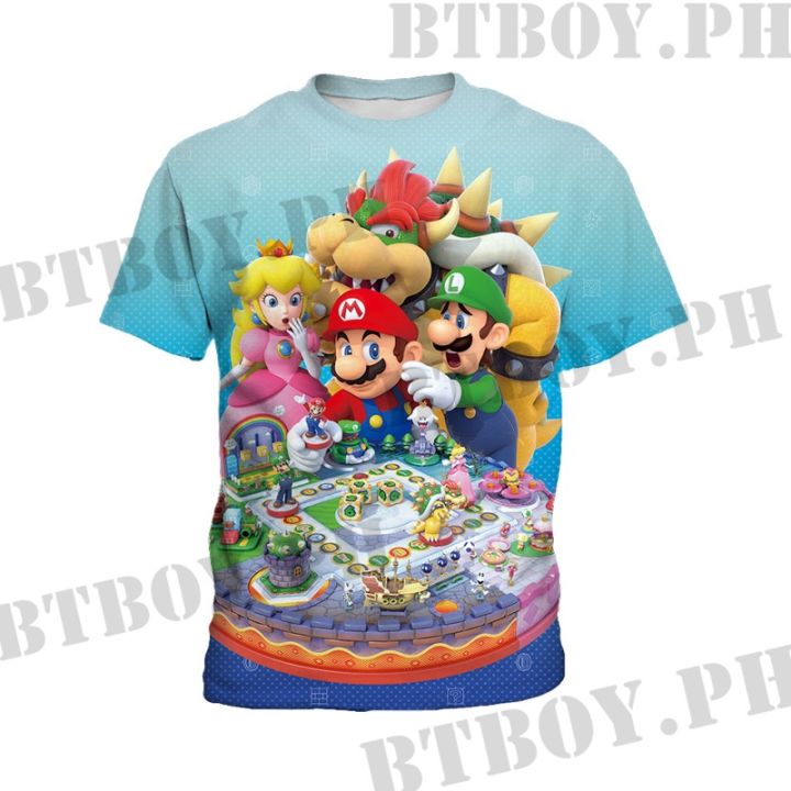 mario-bros-t-shirt-for-kids-fashion-print-game-shirt