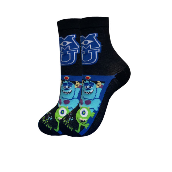 10-pair-casual-cute-women-socks-mickey-stitch-cotton-long-socks-cartoon-animal-sock-for-women-kawaii-girl-sock-size-35-42