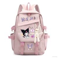 Sanrio Kuromi Backpack for Women Men Student Large Capacity Breathable Fashion Personality Multipurpose Female Bags