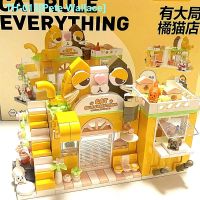 ♞❂✼ Chinese lego blocks high street series small house girl lovely girl assembles toy for her birthday