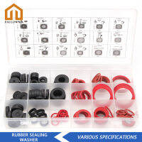 Washer Fasteners ปะเก็นยางชุดแหวนรองสำหรับผนึกก๊อกน้ำการกัดกร่อน HZSN141แรงต้านทานความกดดันที่อุณหภูมิสูง141ชิ้น/ชุด