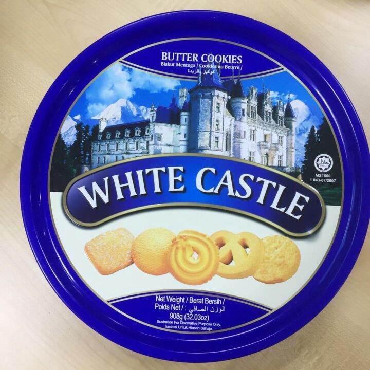 908g White Castle Butter Cookies (1 Tin) Lazada