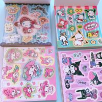 ▬ Kawaii Sanrio Stickers Ins Girl Heart Hand Account Book Diary Decoration Self-adhesive Painting Set Cute Creative Sticker Book