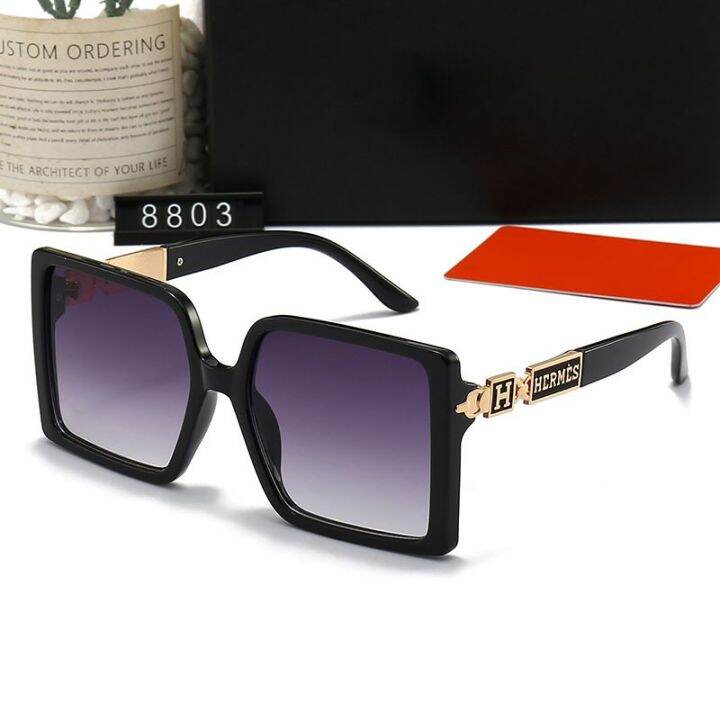 2023-new-sunglasses-h-retro-large-frame-sunglasses-for-women-vacation-and-leisure-photos