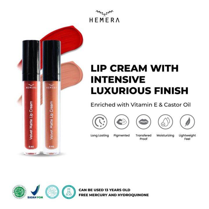 Hemera Velvet Matte Lip Cream | Lazada Indonesia