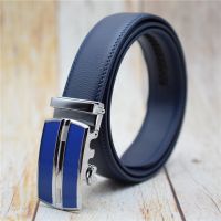 ✲◑☫  Leather Designer for Men Black/blue/white/brown/red Mens Jeans 2022 Fashionable Buckle