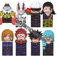 WM ตัวต่อ WM6149 Jujutsu Kaisen Itadori Yuji Megumi Gojo Satoru Geto Go Mahito Hanao Mini บล็อกตัวต่อตุ๊กตาต่อสู้