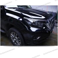 สติกเกอร์ฟิล์มป้องกันสำหรับไฟหน้ารถ Tpu สีดำโปร่งใส Toyota Land Cruiser Prado 2015 2016 2017 2018สติกเกอร์2019 150 J150