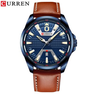 CURREN Men Watch Military Quartz Watch Mens Watches Top Brand Luxury Leather Sports Wristwatch Date Clock relogio masculino