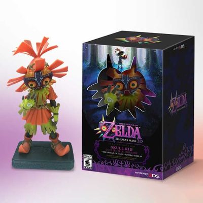 ZZOOI The Legend of Zelda Majoras Mask Link Skull Kid Anime Figure Game Peripheral PVC Action Figurine Collectible Model Toys Doll