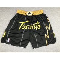 2022 New NBA Toronto Raptors City Edition Short Mens Basketball Shorts With Pockets 1A9U