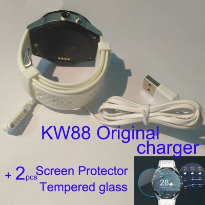 original KingWear KW88 kw08 kw18 dm98 dm368 Smartwatch Smart Watch Tempered Glass Screen Protector Film charging cable charger Screen Protectors