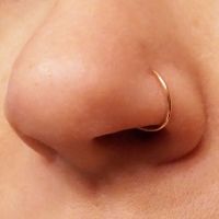 1Pc Nose Ring Clips Septum Ring Hoop Cartilage Tragus Helix Small Piercing Nose Rings For Women Body Jewelry Accessories Body jewellery