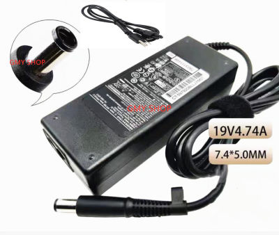 OEM HP Compaq Adapter 19V4.74A (7.4x5.0mm) หัวเข็ม (Black)