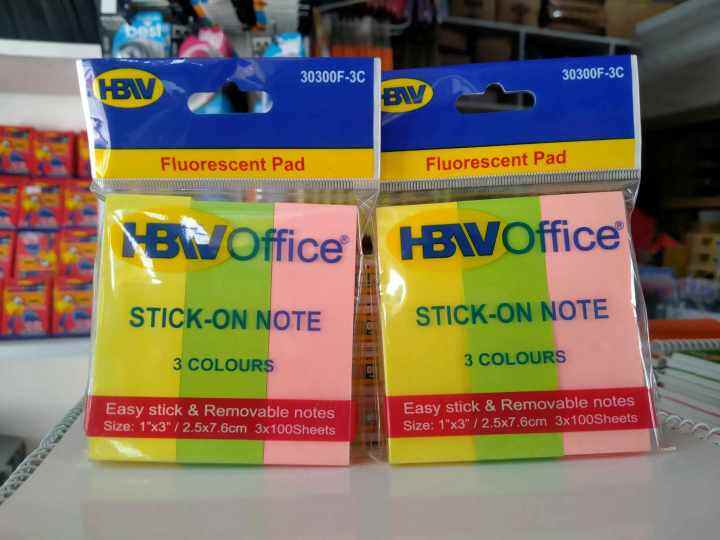 HBW Sticky Note ( all sizes available) Lazada PH