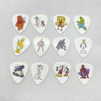 50pcs Multi Pattern 0.71mm Medium Cartoon Guitar Picks Celluloid Mediators Plectrum Guitar Accessories for Acoustic