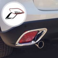 1 Pair Bumper Car Rear Tail Lights Fog light Chrome Garnish Lamp Shade Frame Trim Cover For Mazda Cx-5 Cx5 2013 2014 2015