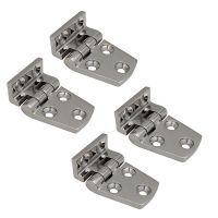 4PCS Stainless Steel 316 Hatch Flush Mount Right Angels Boat Hinges With 5 Holes 54mm 66mm Marine Yacht Hardware Accessories Accessories