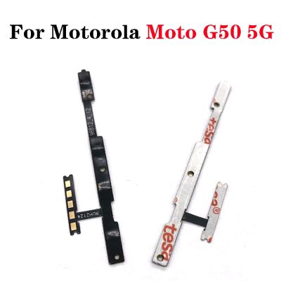 10PCS Power Off Switch Volume Side Button Flex Cable สําหรับ Motorola Moto G50 5G