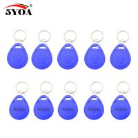 100pcs Blue Read Only RFID 125 khz EM4100 Key Tag Keyfobs Ring Chip Keytab TK4100 Tags 125khz