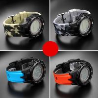 [HOT JUXLLKBKOW 514] สำหรับ PROTREK CASIO PRW-6000/6100/3000 /3100 PRG-300ซิลิโคนสายนาฬิกาข้อมือสายกันน้ำภูเขาผู้ชาย39; S สร้อยข้อมือ24มิลลิเมตร