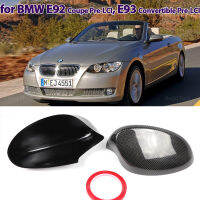 คาร์บอนไฟเบอร์กระจกมองหลังฝาครอบกระจกมองข้างสำหรับ BMW 3 Series E92 Coupe Pre-LCI E93 Convertible Pre-LCi