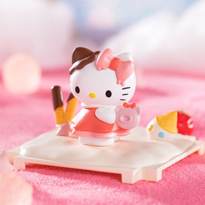 Moetch Hello Mystery Figurine Blind Sanrio ของเล่นอะนิเมะตัวเลข Kawaii น่ารัก Fantasy Journey วันเกิดของขวัญของเล่น