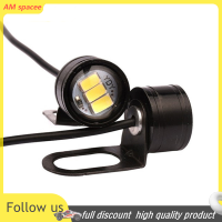 ? AM 2pcs super bright Driving Light Eagle Eye LED ย้อนกลับการสำรองข้อมูลขับรถแสงรถจักรยานยนต์ไฟตัดหมอกไฟหน้า Daytime Running LIGHT