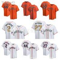 Astros ชุดเบสบอล 2 27 44 ALVAREZ all-star cardigan เสื้อยืดลายปัก