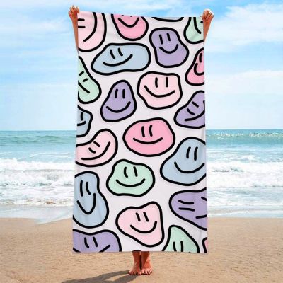 ✺☂✲ Beach Towel Sand Free Quick Soft-touching Dry Large Floral Print Microfiber Beach Towel Women Men Travel Bohemian Style