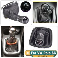 5 Speed Car Shift Gear Knob Lever Gaitor Boot Cover for VW POLO 6C 2015 2016 2017 2018