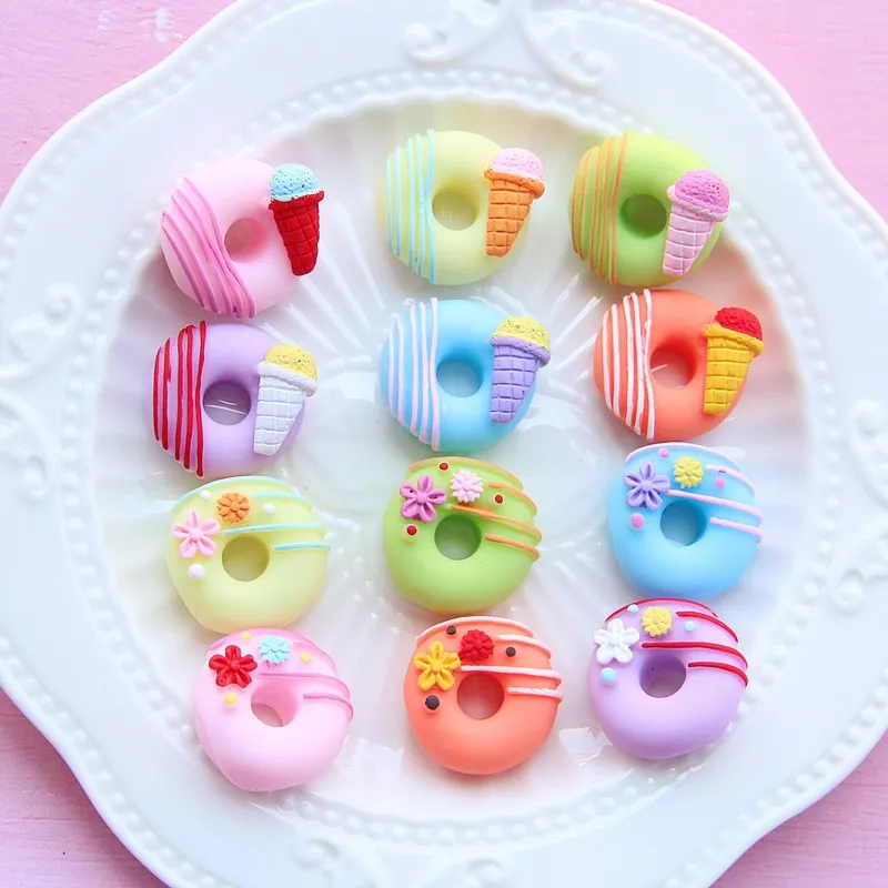 10pcs Home Craft Decor Cake Kids Kitchen Toys Cute Mini Candy