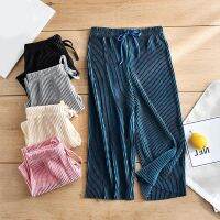 COD DSFGREYTRUYTU 【Superseller】Kids Girls Loose Casual Chiffon Trousers Ice Silk Nine-point Pants 3-10 Years Old