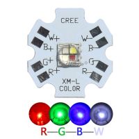 ไฟ Led 10W Xm-L Xml Rgbw Rgb 5050พลังงานสูงสีขาวหรือสีสีขาวให้ความรู้สึกอบอุ่น Rgb 4ชิปแทนที่ไฟเวที Cree ด้วย20Mm Star Pcb